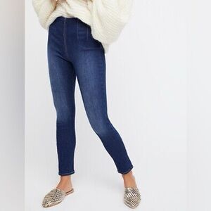 Free People Ultra High Pull-On Skinny Jeans